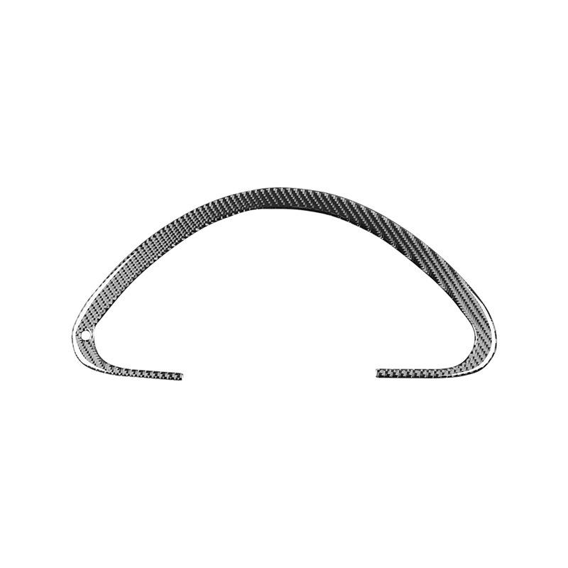 Carbon Fiber Car Console Trument Panel Screen Frame Cover Trim Decoration Sticker For Mercedes Benz E Class W211 2003-2009