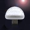 Mini USB LED hudební ovládání zvuku atmosféra noční světlo interiérová lampa do auta