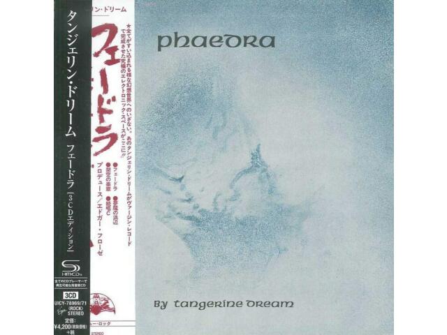 

TANGERINE DREAM PHAEDRA JAPAN 3 MINI LP SHM-CD BONUS TRACK Ltd/Ed. UICY-78969