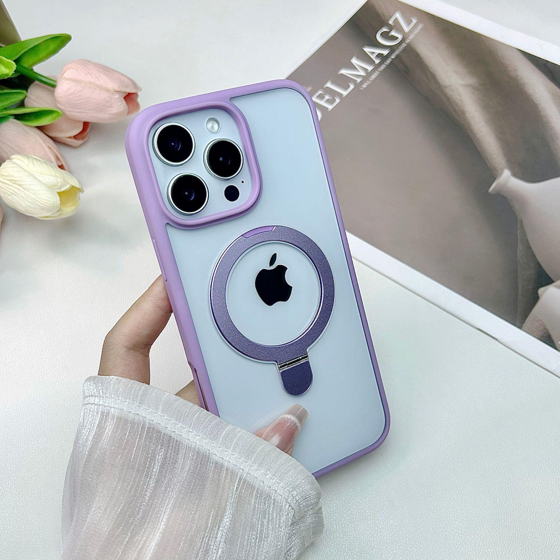 

Для Apple 16ProMax Чехол Fulcrum Подходит для Нового Магнитного Невидимого Кронштейна для Iphone15 Прозрачный Чехол 14 Чехол для Мобильного Телефона For iphone16plus