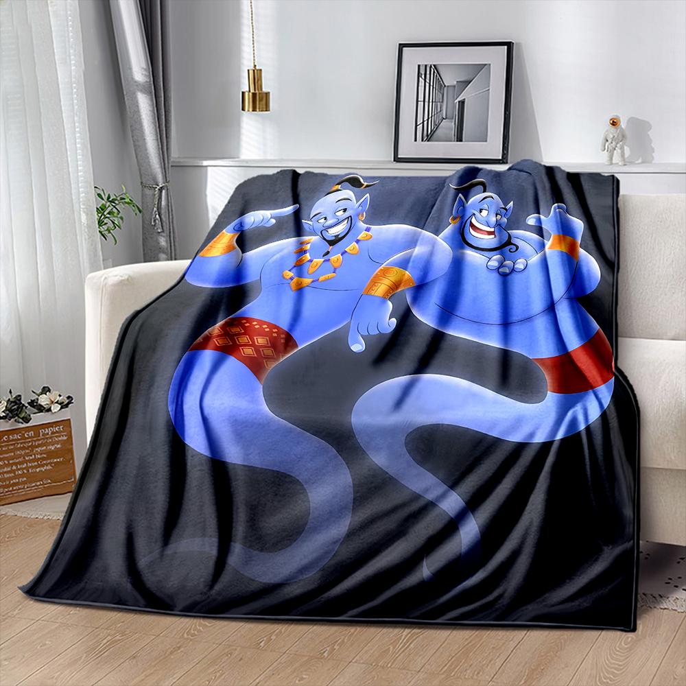 

Various Styles and Sizes Aladdin Princess Jasmine Blanket for Bed Bedroom Sofa Picnic, Blanket for Cover Outdoor Leisure Nap 75x90cm(30x35in)