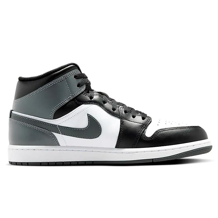 Jordan Air Jordan 1 Cushioning Slip Resistant Breathable Mid top Vintage Basketball Shoes Unisex White Black DQ8426-001(Team366-)