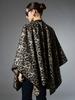 Autumn Winter Scarf Women Lady Layers Poncho Elegant Luxury Retro Leopard Print Shawl Scarve Capa Para Mujer Fashion Party New