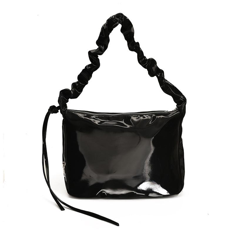 Ielgy Niche Design Pleated Underarm Bag Korean Style High-End Tote Bag Fashionable All-Match One-Shoulder