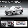 Simulation 1/64 Volvo XC60 XC40 Legierungsauto-Modell Diecast Metallspielzeugfahrzeug Sammlung Miniaturauto Heimdekoration Junge Auto Spielzeug