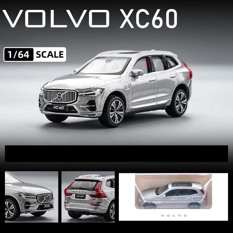 Simulation 1/64 Volvo XC60 XC40 Legierungsauto-Modell Diecast Metallspielzeugfahrzeug Sammlung Miniaturauto Heimdekoration Junge Auto Spielzeug
