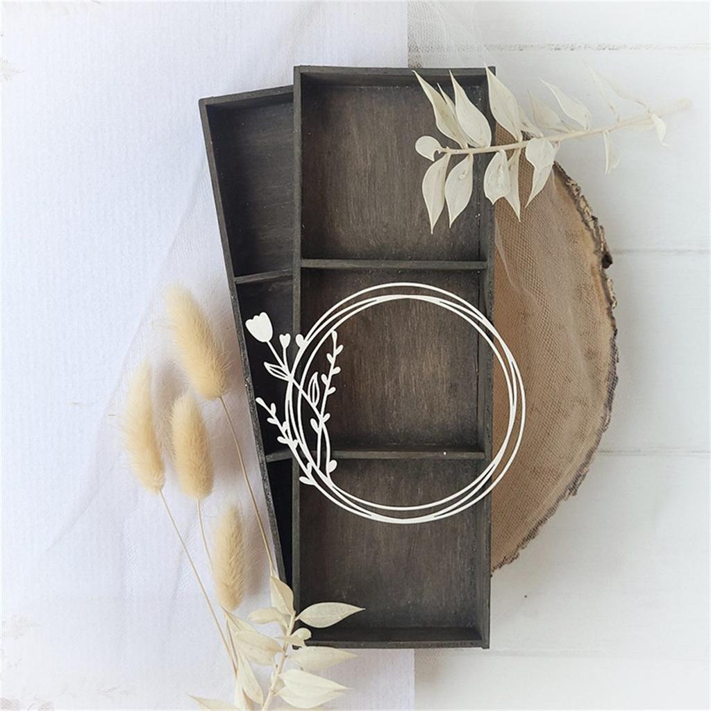 Flower Wreath Cutting Dies for Card Making Scrapbooking Carbon Steel Die Cut Templates Decorative Embossing Paper Dies