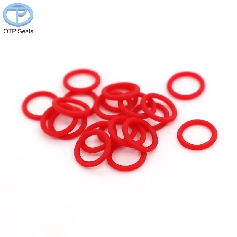 100 Packs 5.5mm x 1mm ID*CS red Polyurethane O-Ring seal PU Wear-resistant seals Non-Standard parts factory Customized Wholesale
