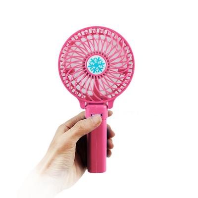 Air Cooler Desktop Mini Fan Multifunction Folding Portable Personal Fan Charging USB Electric Fan Office Table Fan Color : Pink
