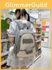 Cute Shark Backpack For Girls With Nylon And Cartoon Design For School Use