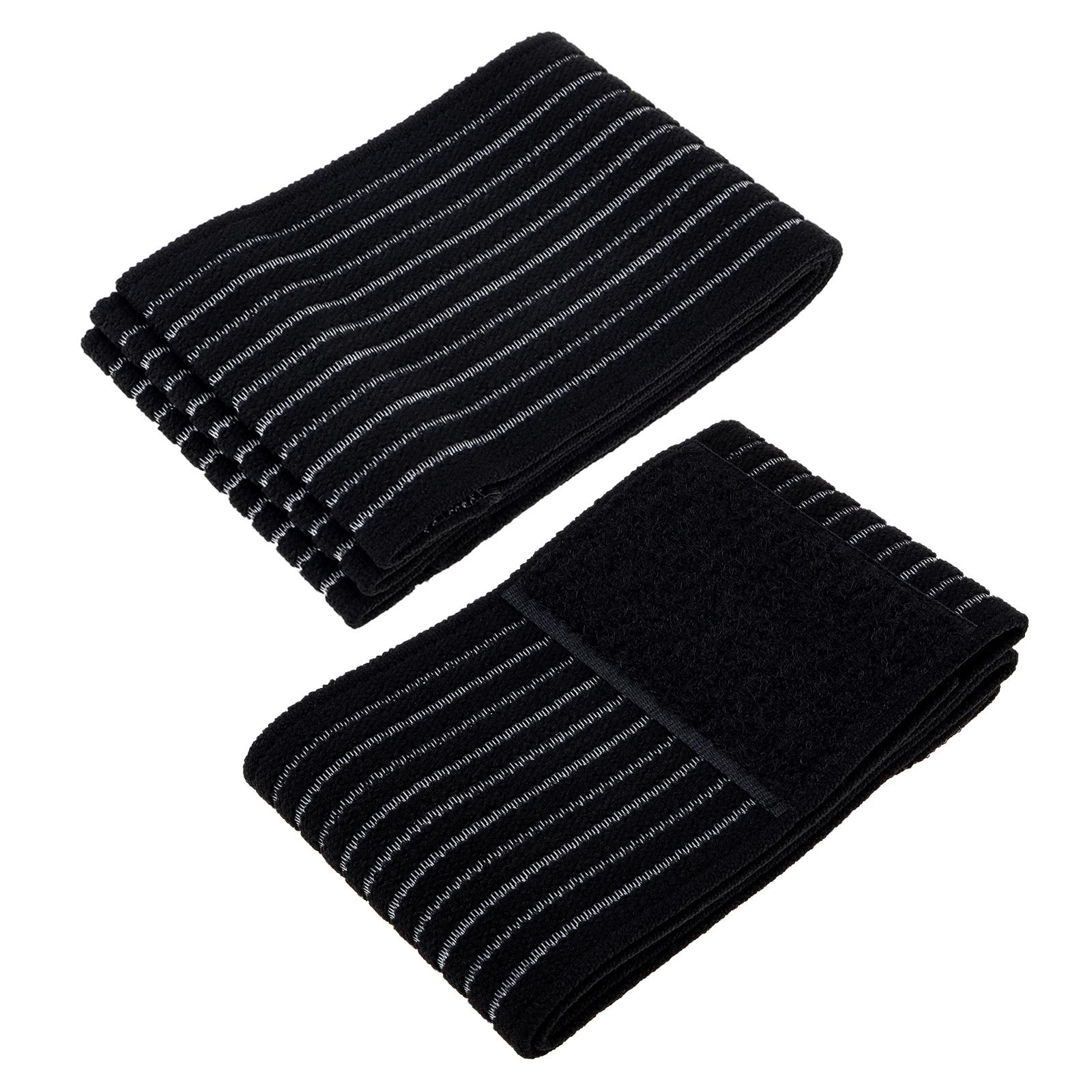 2Pcs 70cm Adjustable Compression Bandage, Flexible Nylon Elastic Wrap Breathable Support Band for Wrist, Knee, Elbow Joint Sports Protection