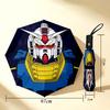 Gundam Armor 8 Ribs 3Fold Black Glue Uv Protection Umbrella Sun Protection Rainproof Compact Folding Umbrella For Travel Daily Use C924162