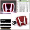 LED Luminous Red Car Emblem for Honda: Civic, Accord, Fit, Fengfan, CRV