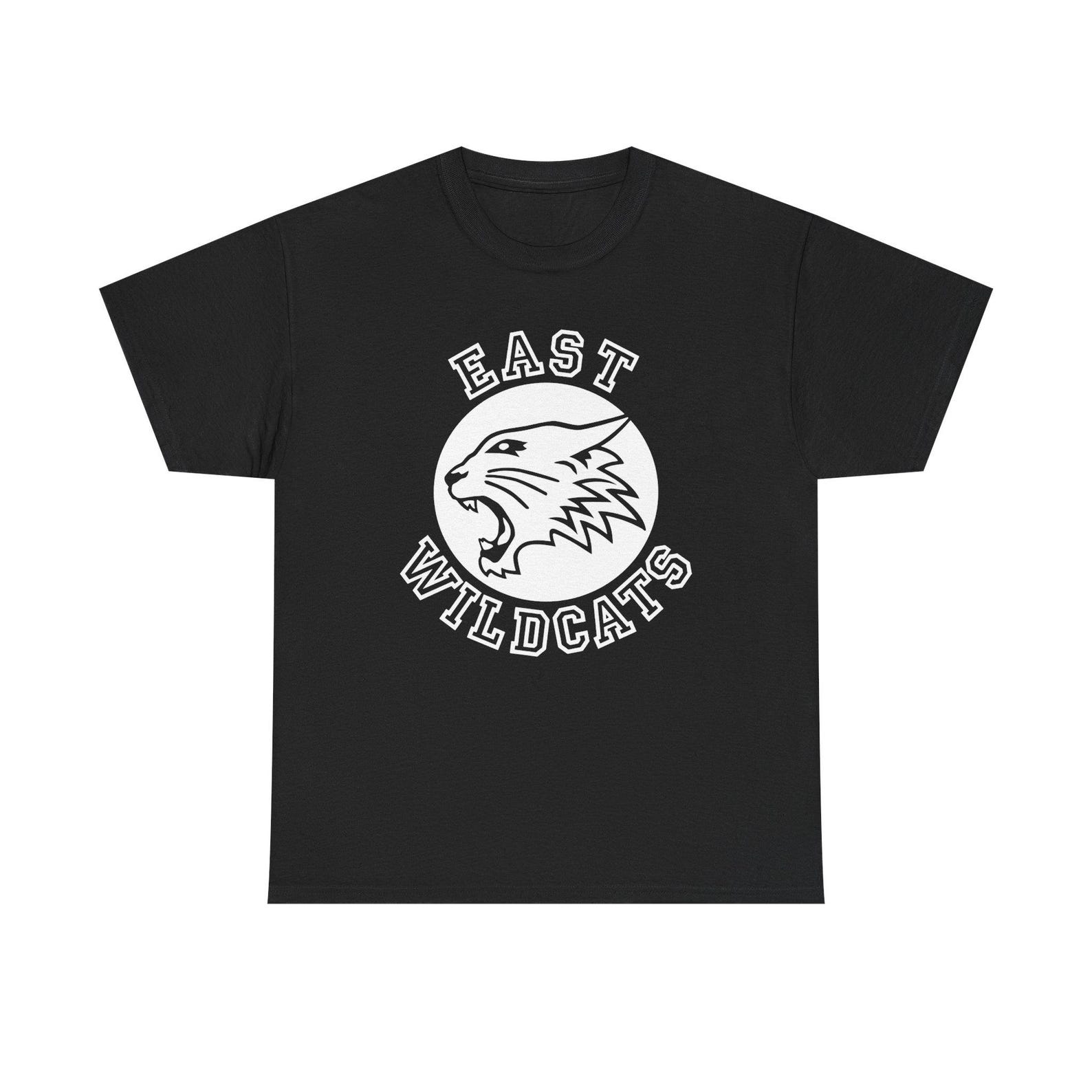 East Wildcats Basketball T-Shirt: High School Team Logo Apparel S