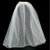 Mesh Bridal Veil Two Layer Bow Veils Simple Wedding Veils  Women/Girls