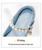 Girls' Pink Rhinestone High Heels - Elsa Princess Fashion Show Shoes, Spring/Autumn Style