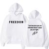 Charlie Kirk Liberty Print Sweatshirt Men's High Quality Hoodies Autumn and Winter Adult Casual Long Sleeve Warm Sweatshirt