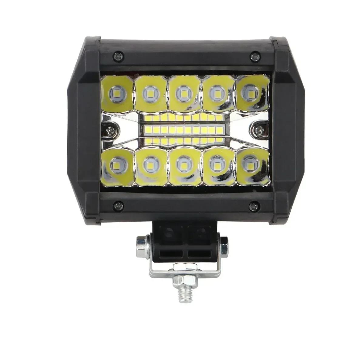 

1PC 60W Offroad LED Work Light 12V Spot Flood Combo Pods For SUV ATV Truck Boats Car LED Headlights Fog Lamps Accessories білий