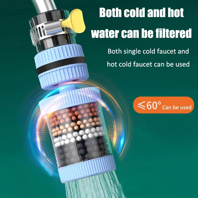 360 ° Rotatable Faucet For Kitchen Universal Universal Interface Detachable And Washable Filter Household Tap Water Splash Proof Showerhead YLE569