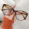 Glasses Women Retro Anti-Blue Light Cat Eye Frame Glasses Vintage Computer Eye Production Eyeglasses Classic Plain Spectacles