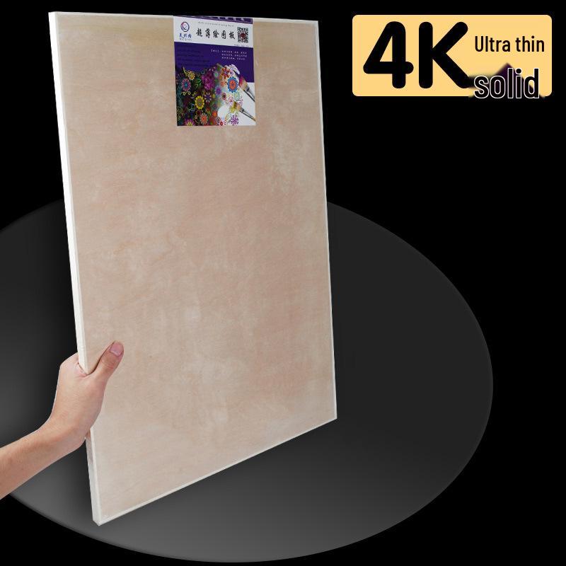 Ultra-thin 4K Basswood Art Drawing Board, Portable 8K Hollow Wooden Sketch Pad for Beginners