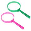 Mini Handheld Magnifier with Plastic Handle Portable Reading Magnifying Loupe for Students Children