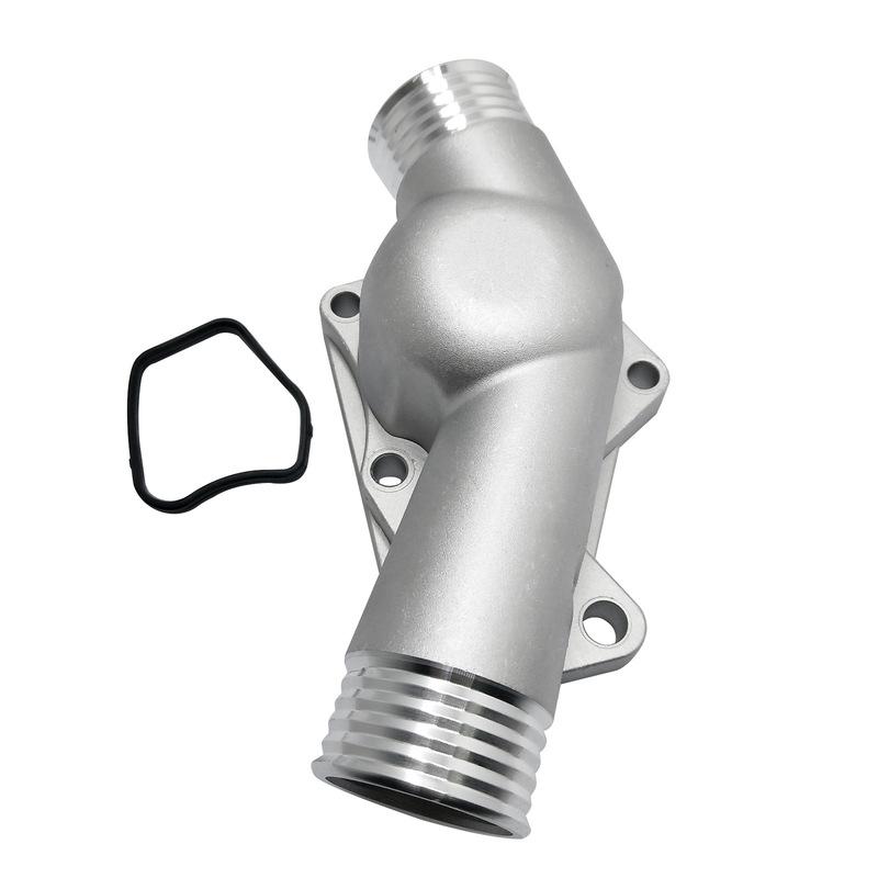 Thermostat Housing Cover for BMW 525i 325i M3 Z3 E34 E36 with Gasket Brand New Aluminum 11531722531 11531740437 Polished