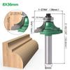 8Mm Shank Two-Type Jumping Table Cutter Bakelite Milling Machine Gong Cutter Woodworking Table Table Table Line Trimming Milling Cutter Head