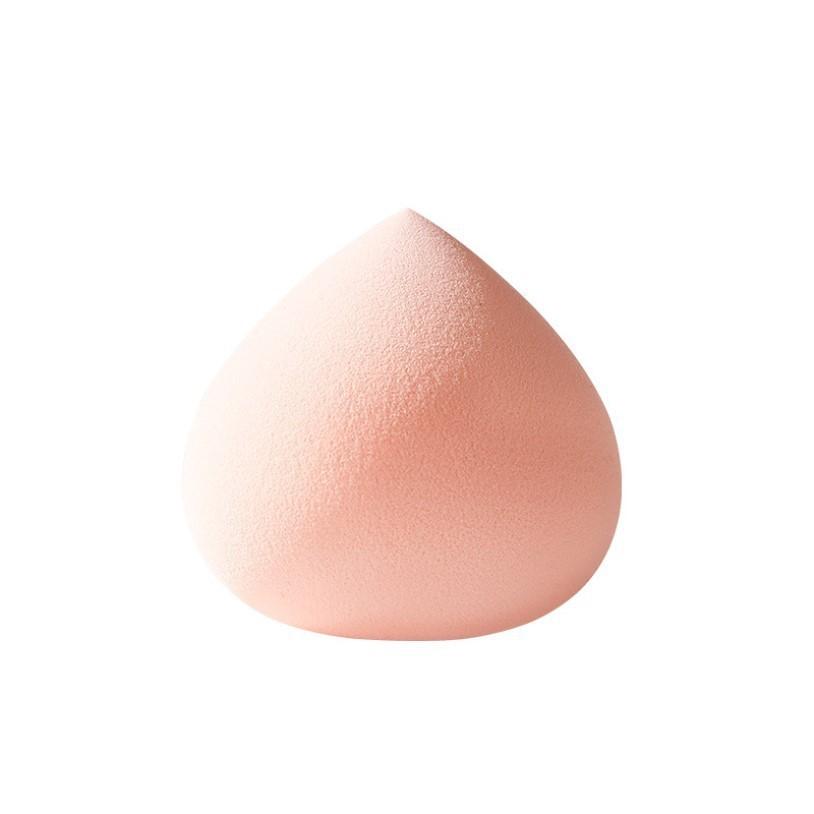 Heart-Shaped Peach Beauty Sponge: Dual-use, Non-Powder Absorbing, Dry & Wet