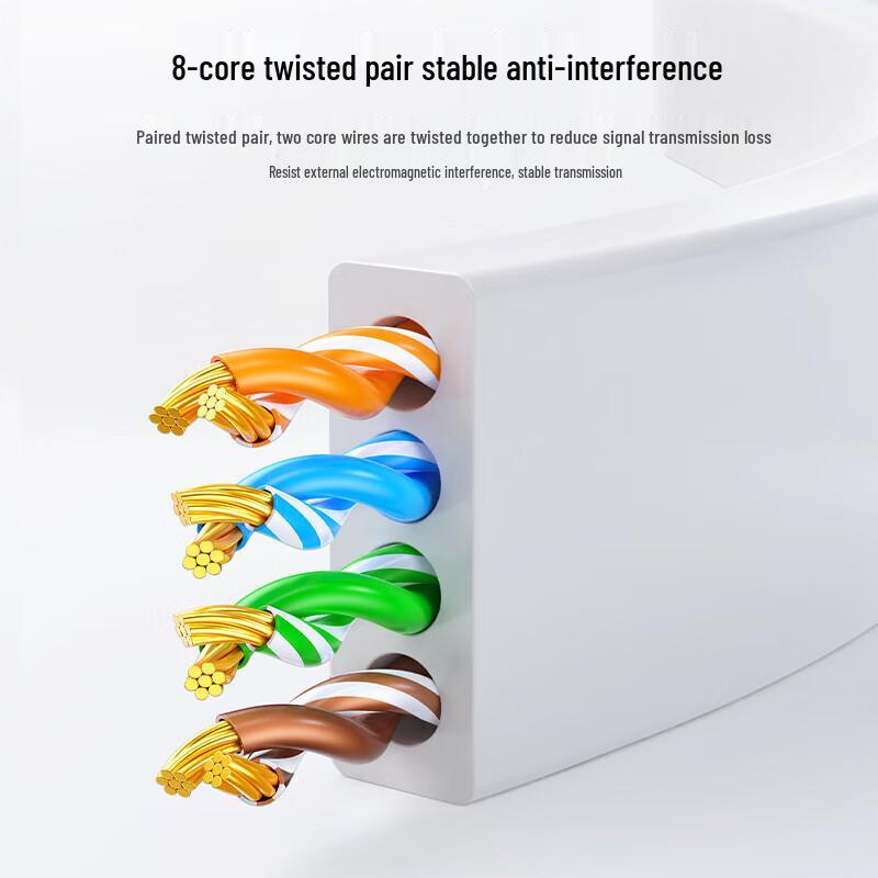 Biya Zi CAT6 Flat Gigabit Ethernet Patch Cable