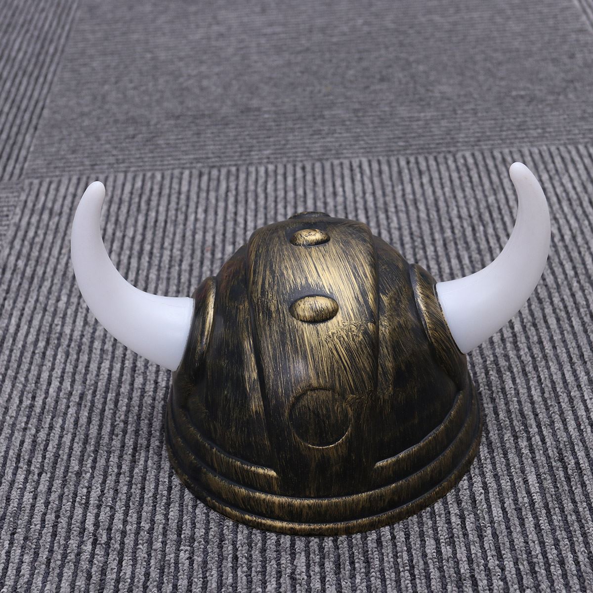 Lightweight Plastic Buffalo Horns Hat Viking Party Hats For Adults Cosplay Accessories Halloween Props Photo Toy Bull Horn Hats золотистый