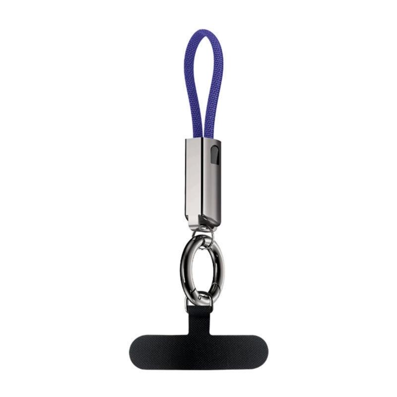 PD60W USB C Fast Charging Data Cable with Lanyard, Smooth Connectors for Charging/Data Transfer