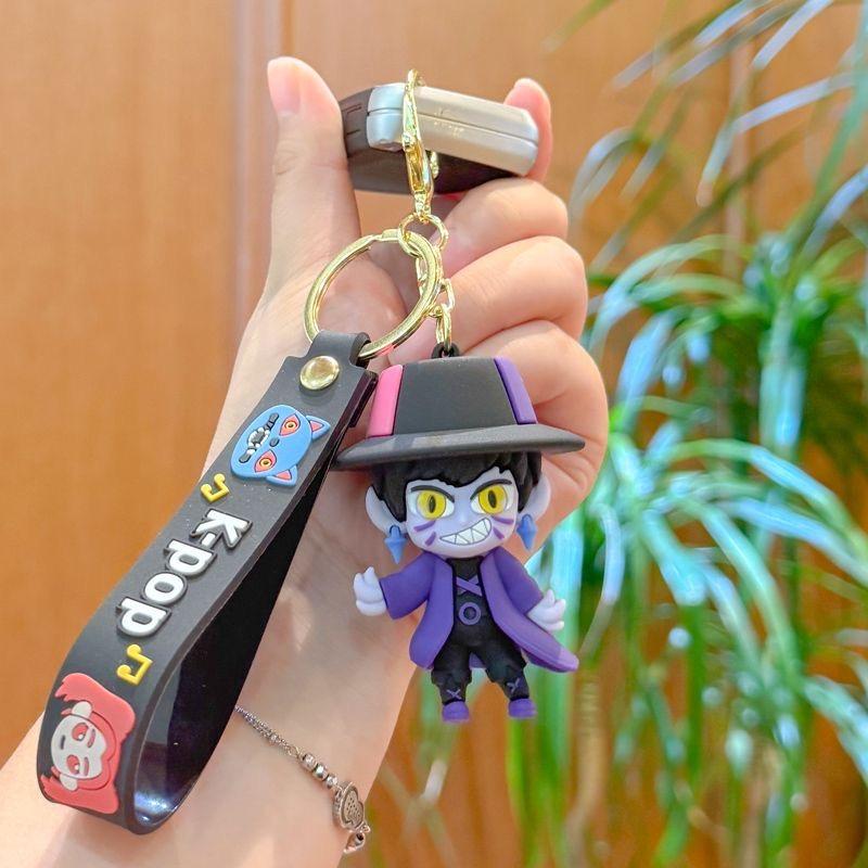 Kpop vânători de demoni breloc drăguț rucsac păpușă geantă pandantiv cuplu pandantiv breloc cadou