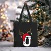 Christmas Letter Print Messenger Bag Student Casual Canvas Bag New