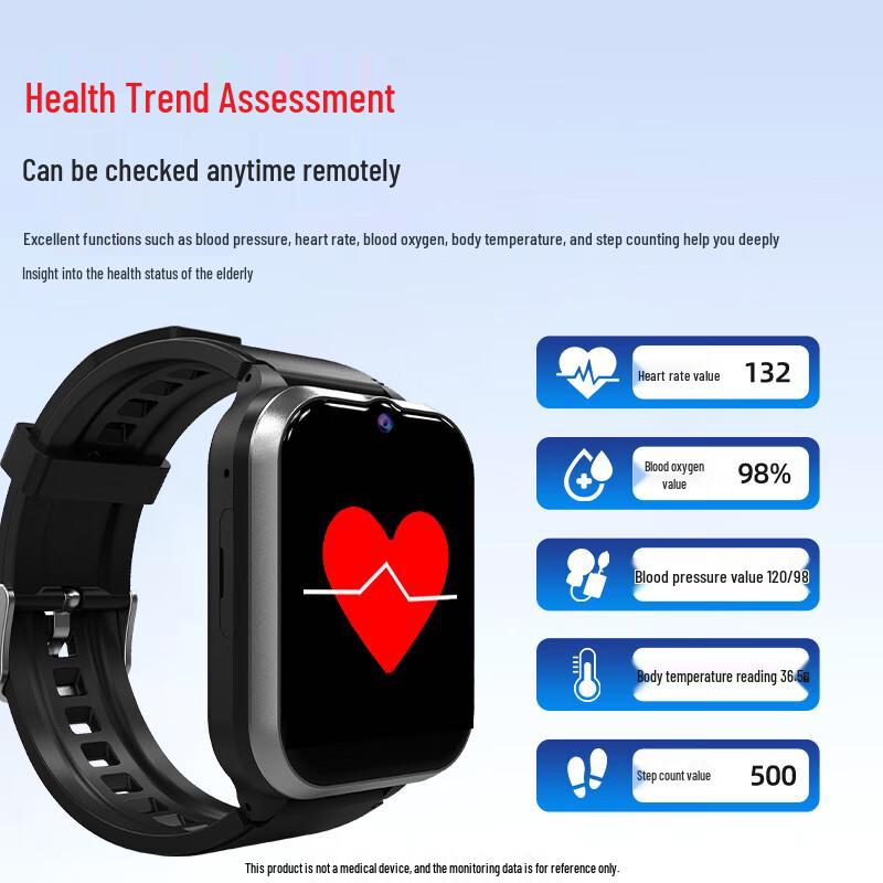 Miao Yisheng E Elderly Smartwatch with GPS & Health Monitoring (CN Version)