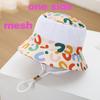 Double Sided Baby Bucket Hat Cute Letter Embroidered Children Boys Girls Fisherman Panama Cap Summer Outdoor Kids Sun Hat Gorras