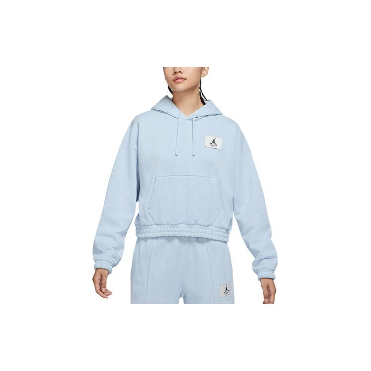 Jordan Essentials Casual Αθλητικό Πλεκτό Φούτερ Γυναικεία Μπλούζες Μπλε DD6999-438