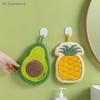 {Summer2} {Summer2} Fruit Hand Towel Kitchen Absorbent Cleaning Cloth Soft Bath Hanging Towels Bathroom Hand Cloth Home Supplies