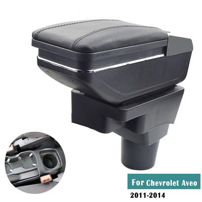 Für Chevrolet Aveo Sonic Lova T250 T300 Armlehnenbox Central Store Inhalt Aufbewahrungsbox Getränkehalter