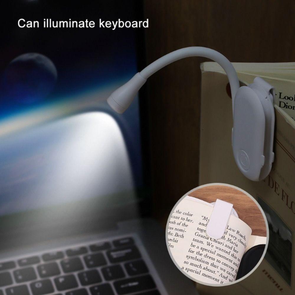 Mini Size Reading Light Dimmable Clip Light Portable Eye-care Light  Night Reading