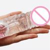 Transparent Penis Extend Sleeve Reusable Condoms Dildo Enhancer Delay Ejaculation Cock Rings Nozzle Sex Toys For Men