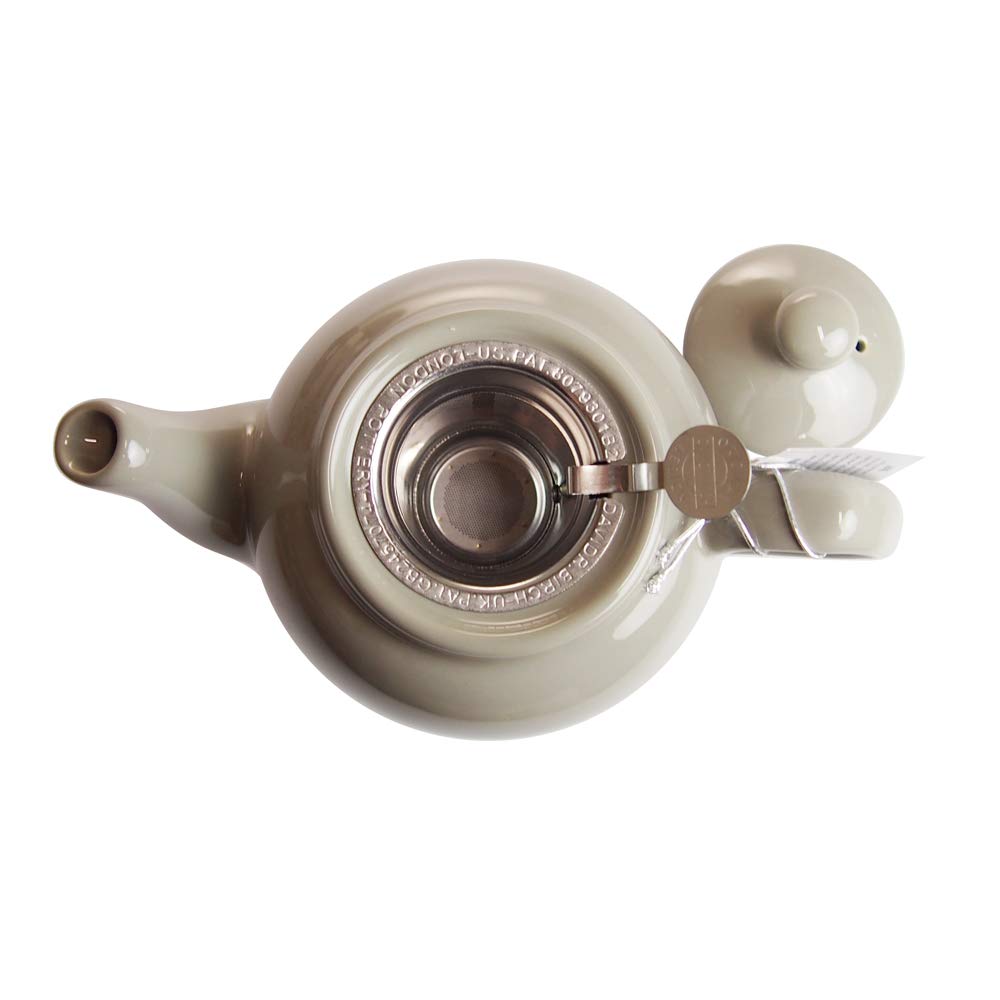 LONDON POTTERY Farmhouse Teapot, 2-Cup, Gray, 580101