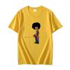 Summer Fashion T Shirt For Unisex Boondocks Rapper Huey Freeunisex Cotton Tshirt Harajuku Graphic T Shirts Streetwear Unisexs Clothing