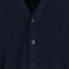 Stone Island V-Neck Logo Button Long Sleeve Knit Sweater Men sweater L1S155100009S00D8-V0020