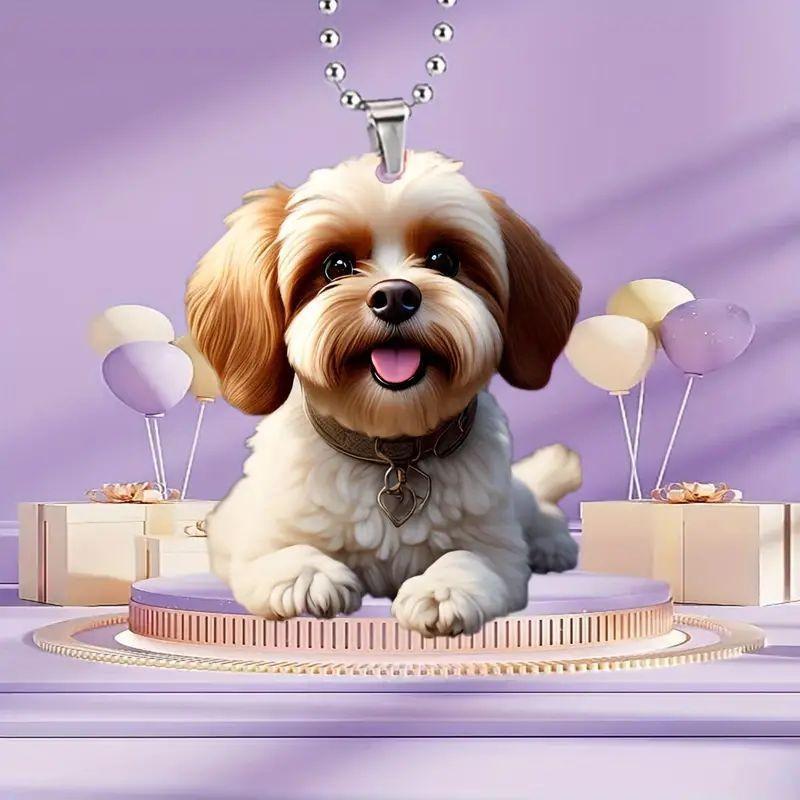 Charming Acrylic Hanging Pendant Ideal For Car Interior Decoration And Cheer Holiday