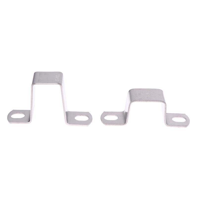 5Pcs Thickened U-Shaped 304 Stainless Steel Horseback Tube Saddle Clip Buckle Throat Hoop Ohm Tube Card Pipe Fixing Clamps