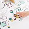 Printing Kitchen Table Mat Drawers Cabinet Shelf Cupboard Placemat Waterproof Oil Proof Shoes