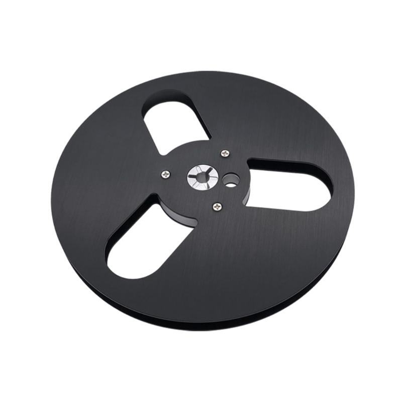 7Inches Magnetic Tape Spool Aluminum Tape Reel with 3 Holes Open Reel Audio Aluminum Takeup Reel 7'' Multi-Color