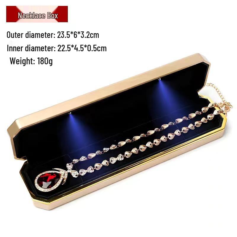 

Світлодіодна восьмикутна скринька для ювелірних виробів для намиста/браслета