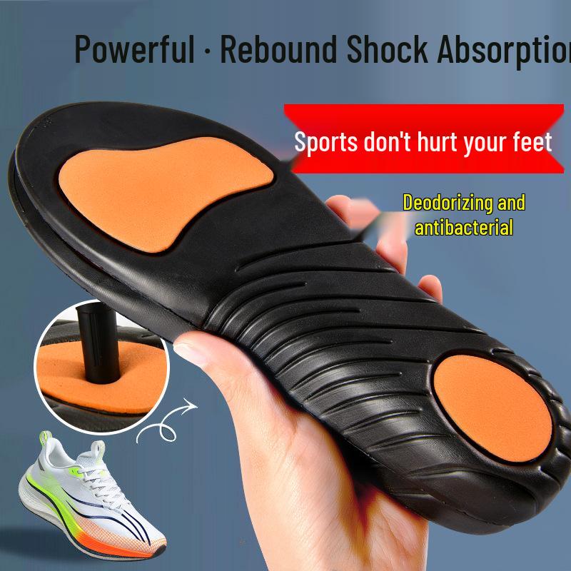 Ultra-Thick Graphene Arch Support Insoles: Anti-Odor, Antibacterial, Breathable for Flat Feet & Long Standing Comfort.